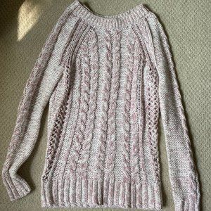 Cable knit sweater
